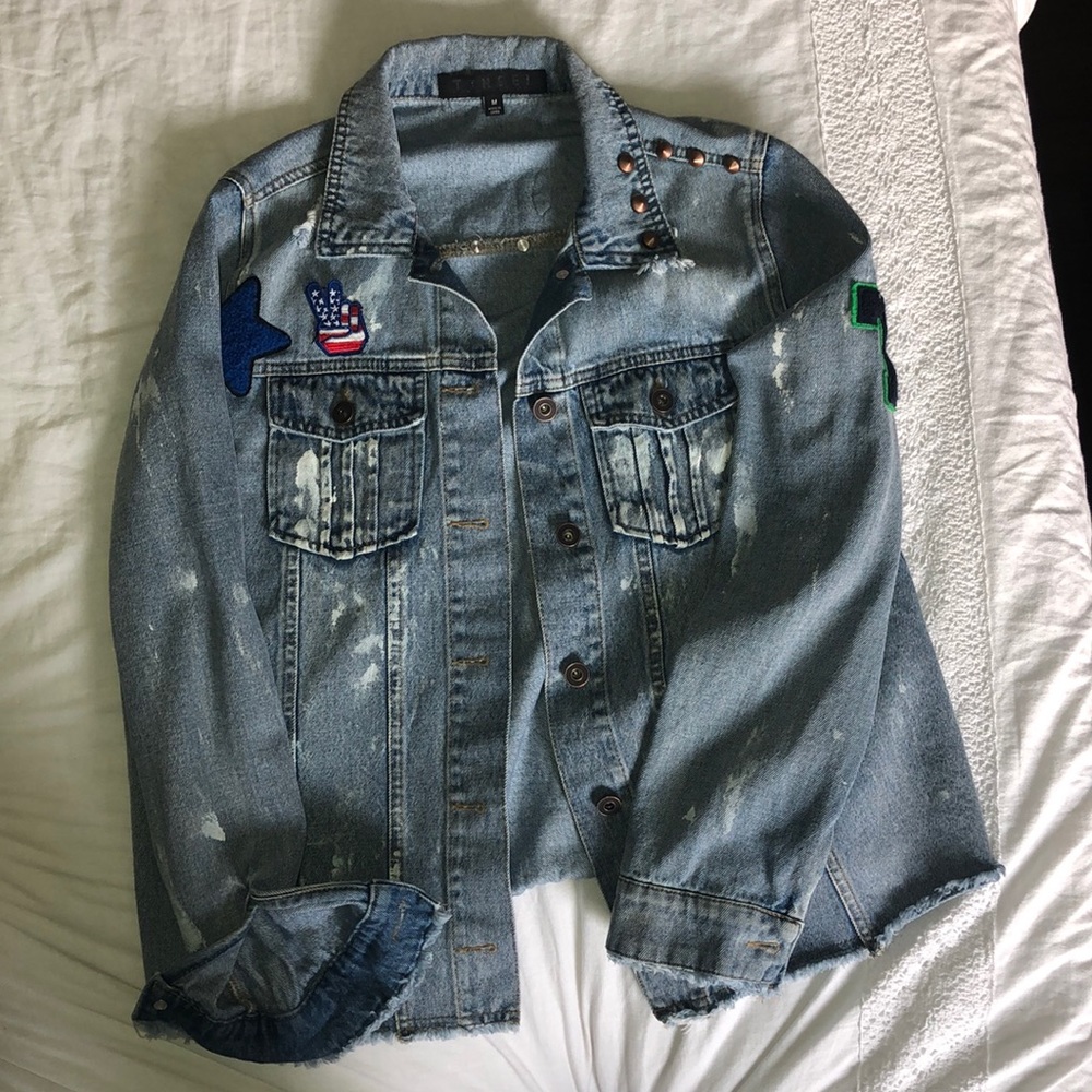Distressed Jean Jacket